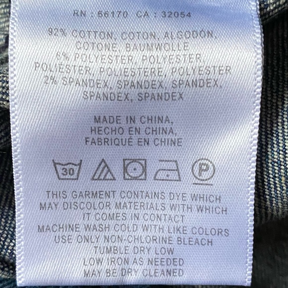 NWT Pilcro Braided Leather Pocket Detail Flare Leg Jeans, 28 - Picture 15 of 15